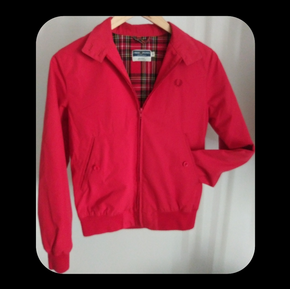 Fred Perry Red Reissues Harrington Jacket